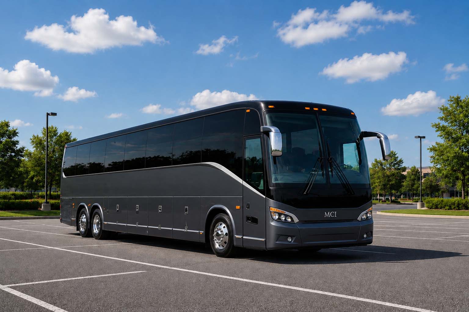 Charter bus rental in Fresno, CA